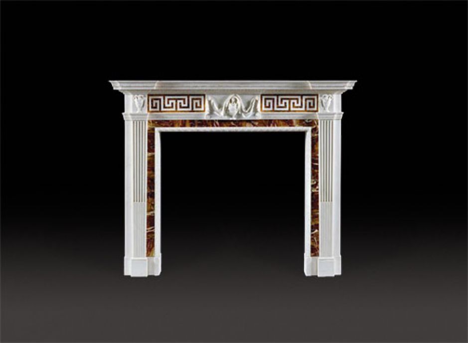 George Iii Style Marble Antique Fireplace G065 Jamb